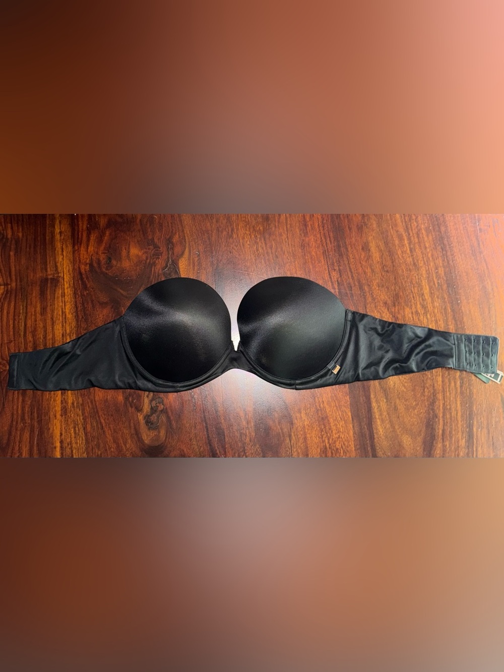 Victoria’s Secret black strapless bra